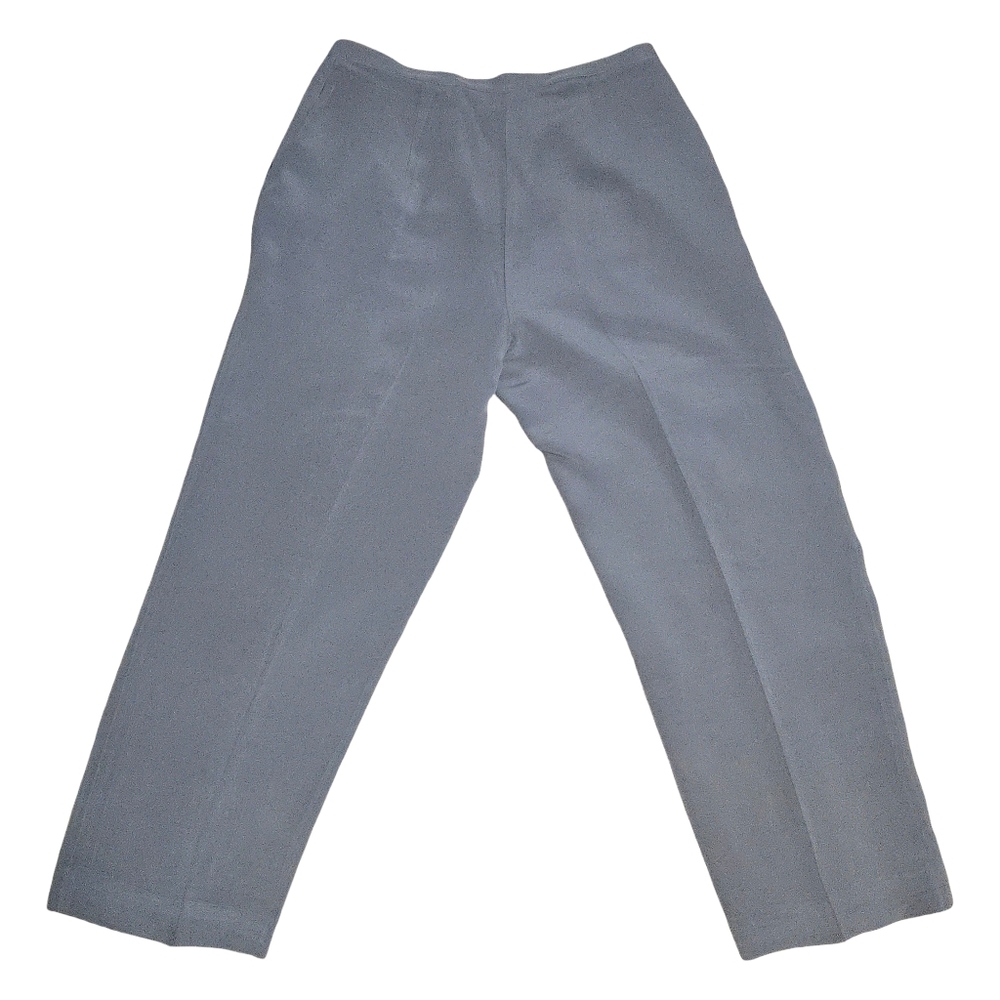 Amanda Smith Silk Trousers Gray Size 14